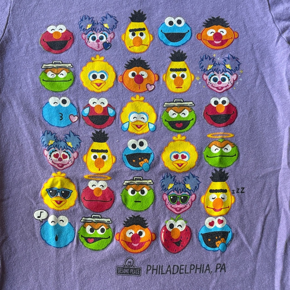 Purple Sesame Street Character T-Shirt